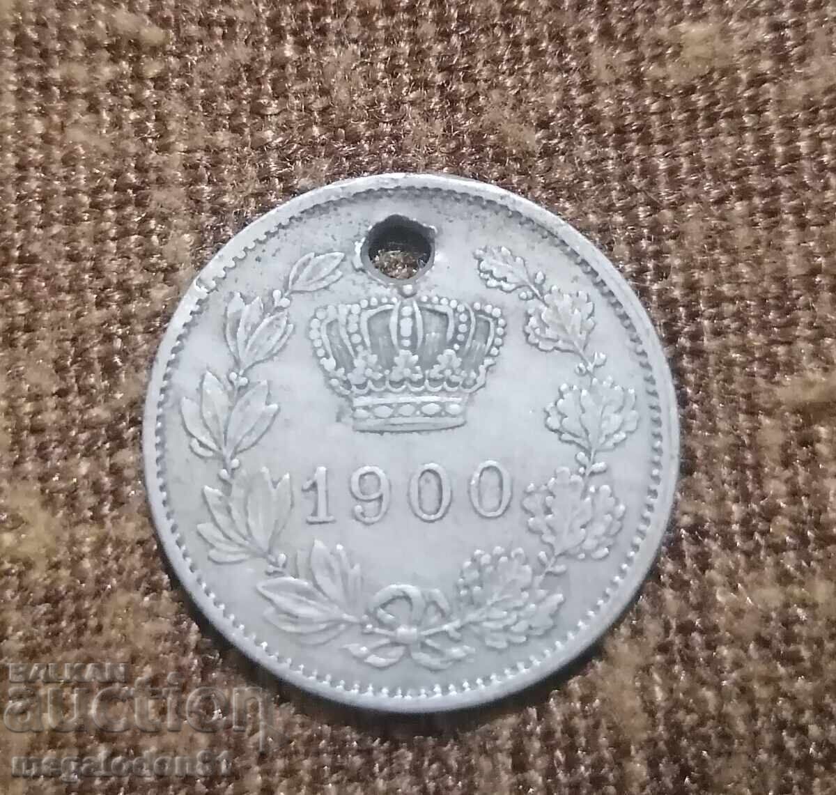 Ρουμανία - 20 bani 1900, διάτρητο Ρουμανία - 20 bani 1900, διάτρητο