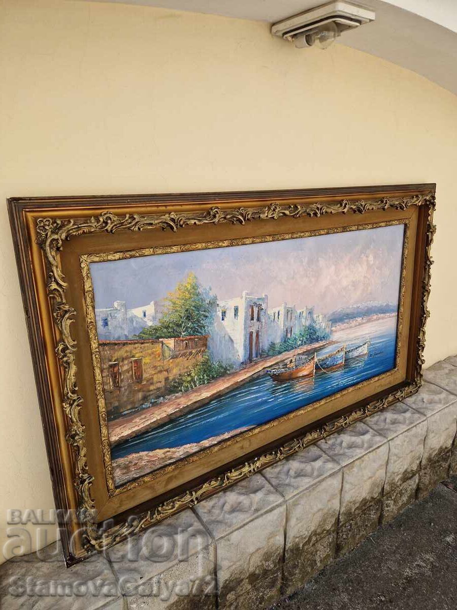 Τεράστιος μοναδικός πίνακας αριστουργηματικού στυλ, λάδι σε καμβά - 5