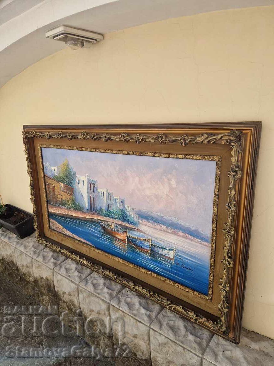 Τεράστιος μοναδικός πίνακας αριστουργηματικού στυλ, λάδι σε καμβά - 6