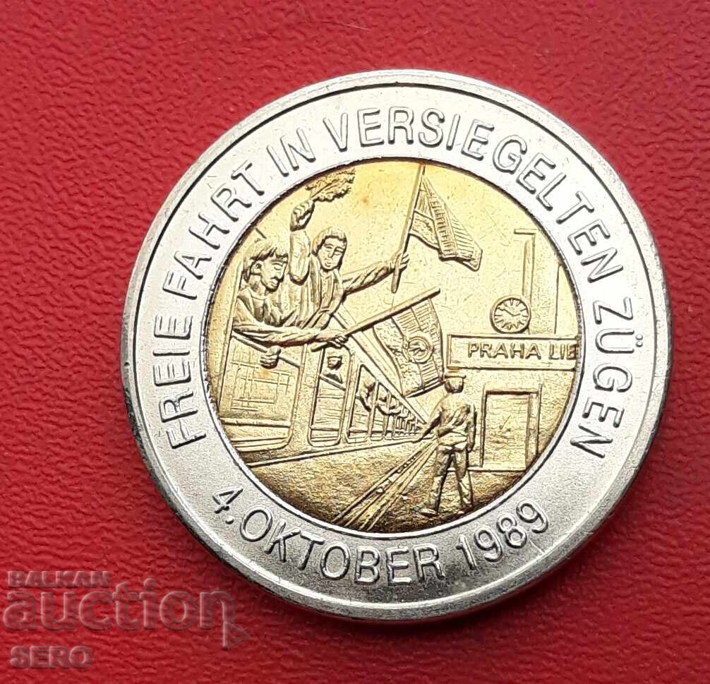 Medal - Germany 2009 - 20 Years of the Reunification of the FRG and GDR with price 2.01 BGN | € 1.03