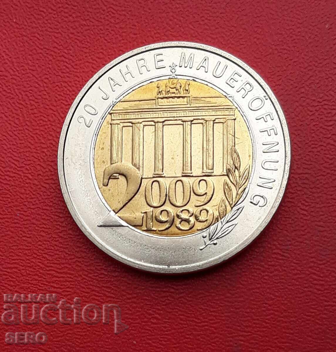 Medal - Germany 2009 - 20 Years of the Reunification of the FRG and GDR