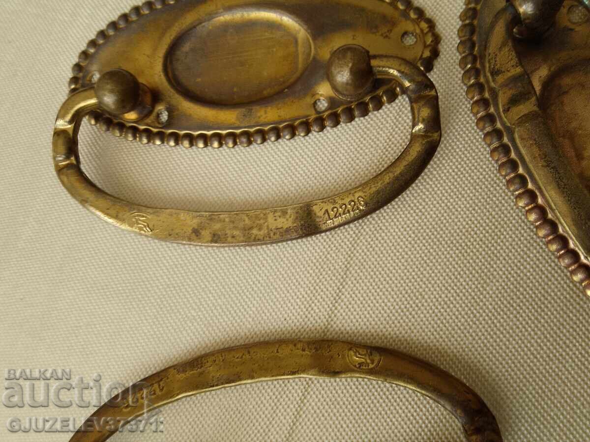 Livrarea Set Art Deco mânere sertare marcate cu ștampilă Livrarea Set Art Deco mânere sertare marcate cu ștampilă