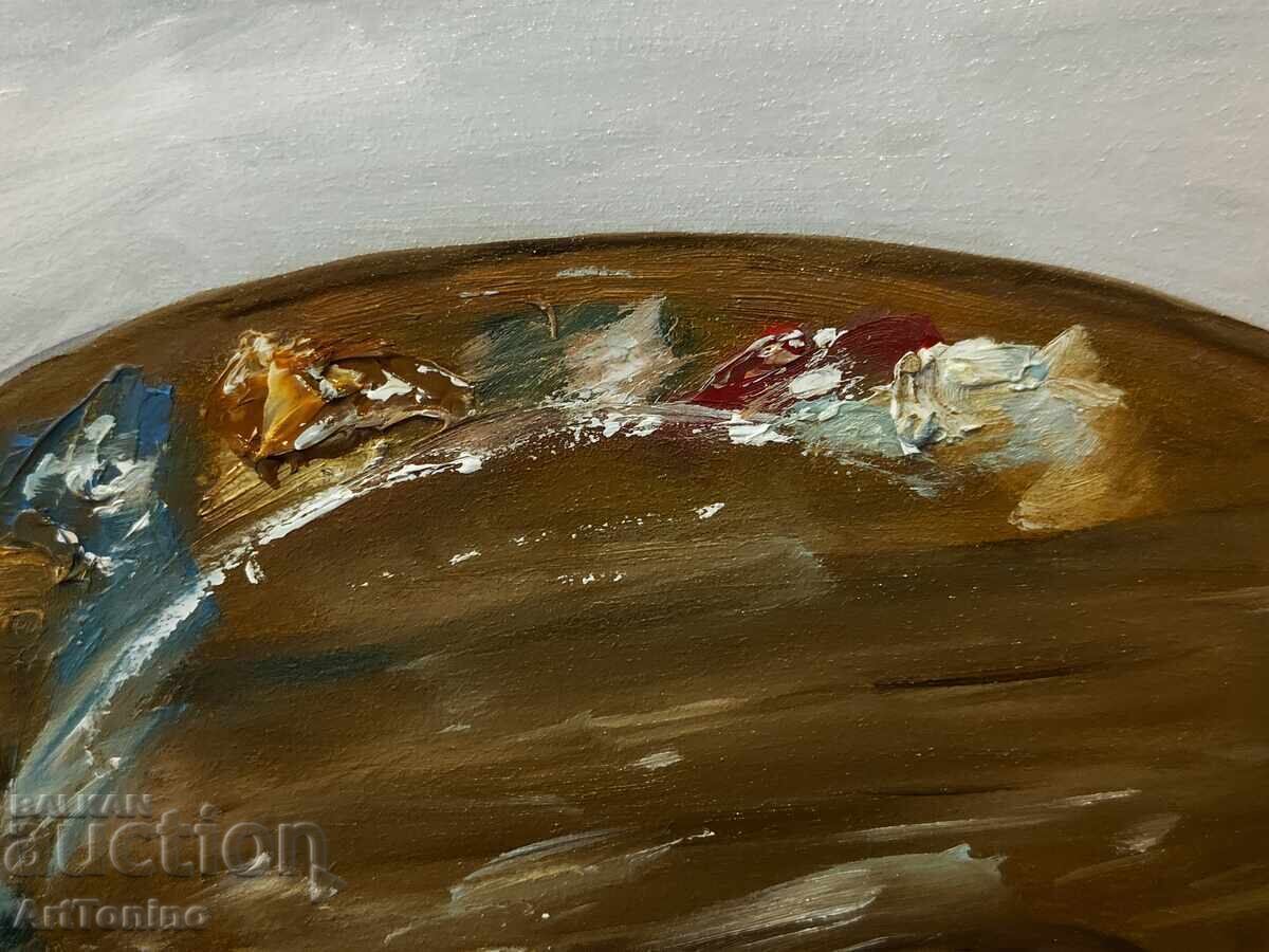Oil painting - Still life-Palette by artist - A. Yordanov - 5