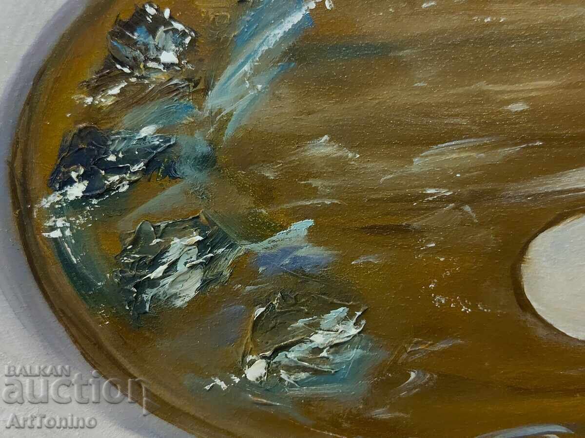 Oil painting - Still life-Palette by artist - A. Yordanov - 6