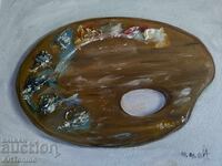 Oil painting - Still life-Palette by artist - A. Yordanov