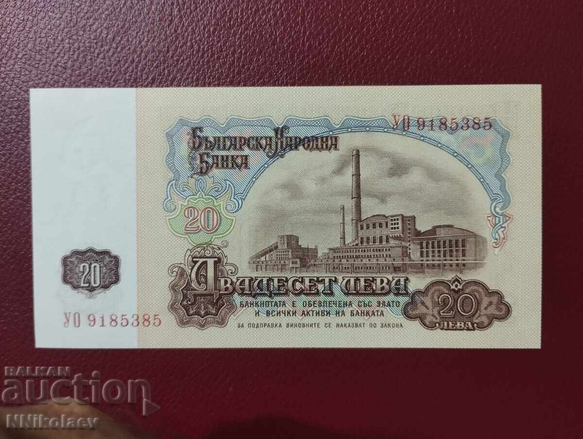 Bulgaria 20 BGN 1974. UNC