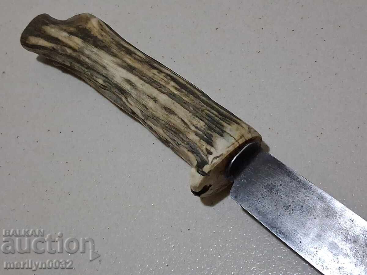 Κυνηγετικό μαχαίρι με λαβή από ελαφοκέρατο - 7 Κυνηγετικό μαχαίρι με λαβή από ελαφοκέρατο - 7