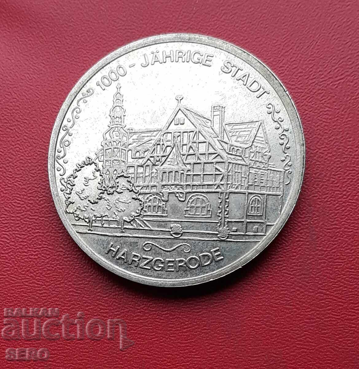 Μετάλλιο-Γερμανία-ΓΔΔ-1000 χρόνια πόλη Χαρτζερόντε