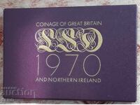 UK - SET 1970 - 8 Coins and Plaque - Matte-Gloss or BU