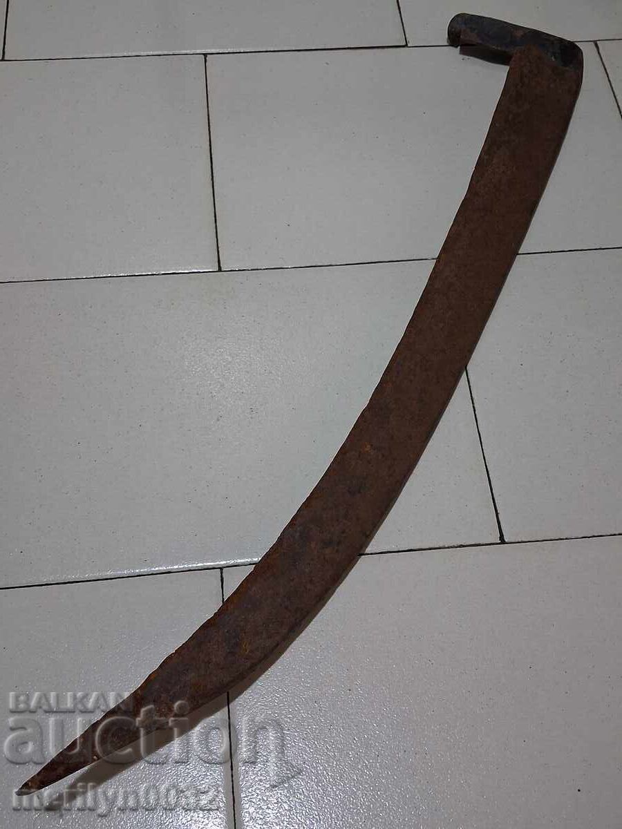 Old hand-forged scythe for mowing Number 5 wrought iron with price 44.00 BGN | € 22.50