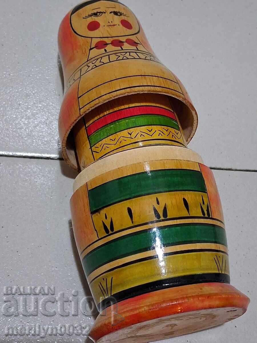 Licitație Jucărie pentru copii păpușă matrioșka matrioșki 7 bucăți URSS