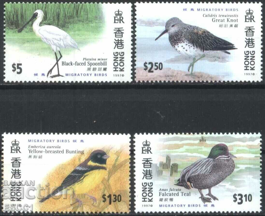 Καθαρές γραμματόσημες Φαύνα Πουλιά 1997 από Χονγκ Κονγκ