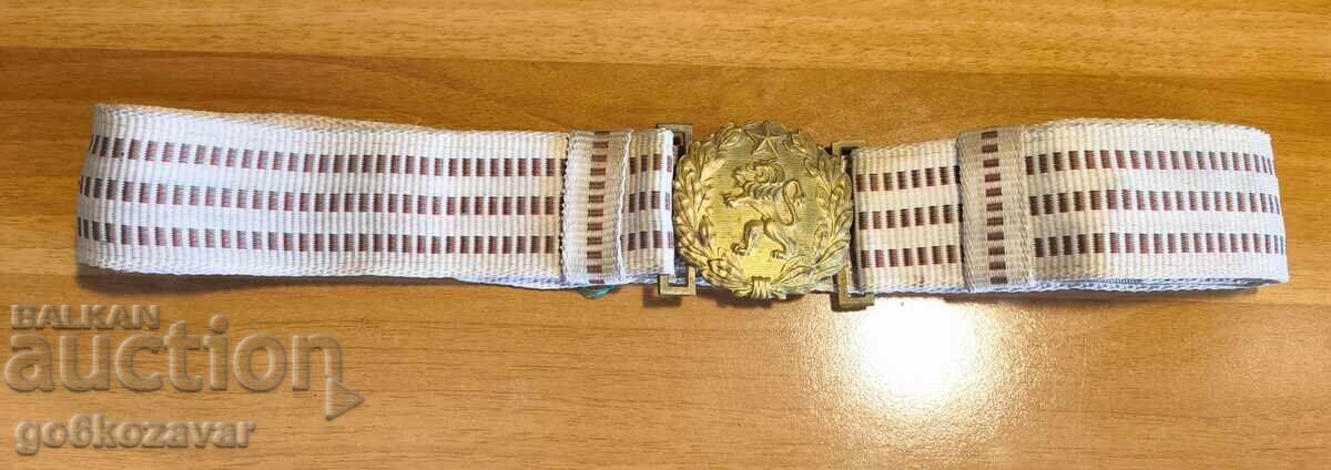 Centură de paradă de ofițer BNA SOC Cataramă Cataramă Leu cu preț 19.20 BGN | € 9.82