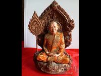 Statuetă BUDISTĂ Veche, Figurina, Călugăr, Buddha