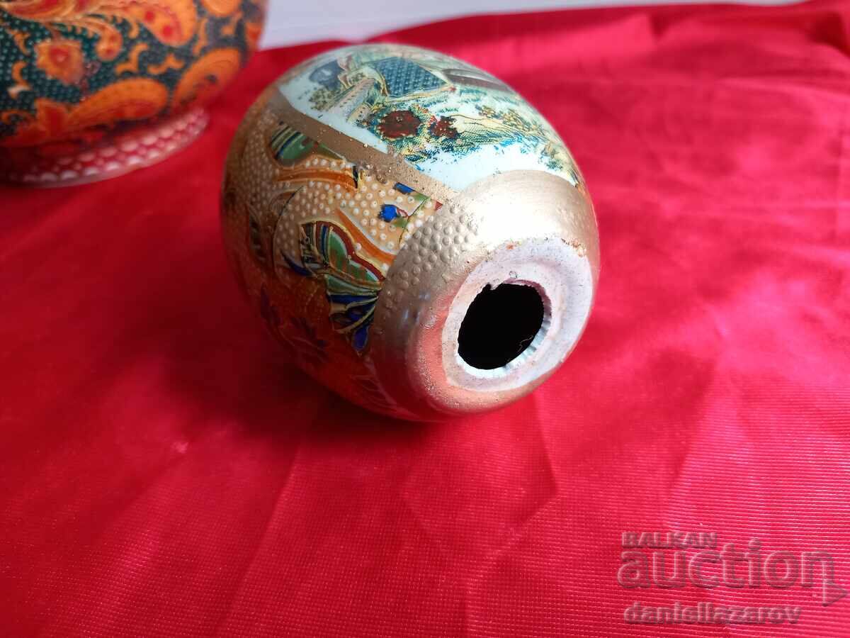 Delivery of SATSUMA Old Hand-Painted Porcelain EGG