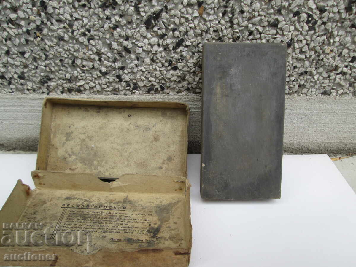 Delivery of Abrasive Stone for Sharpening Blades Delivery of Abrasive Stone for Sharpening Blades