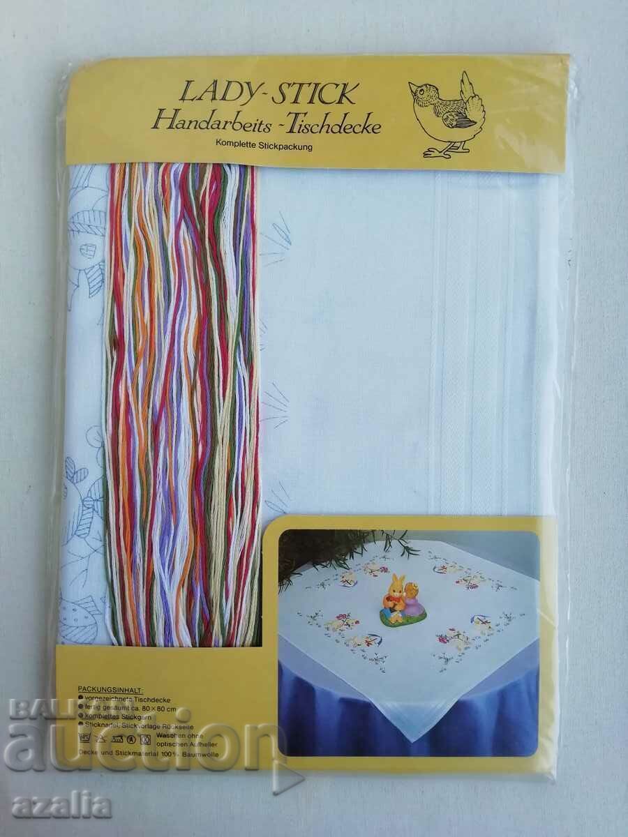 Embroidery set - table cloth/tischleifer Embroidery set - table cloth/tischleifer