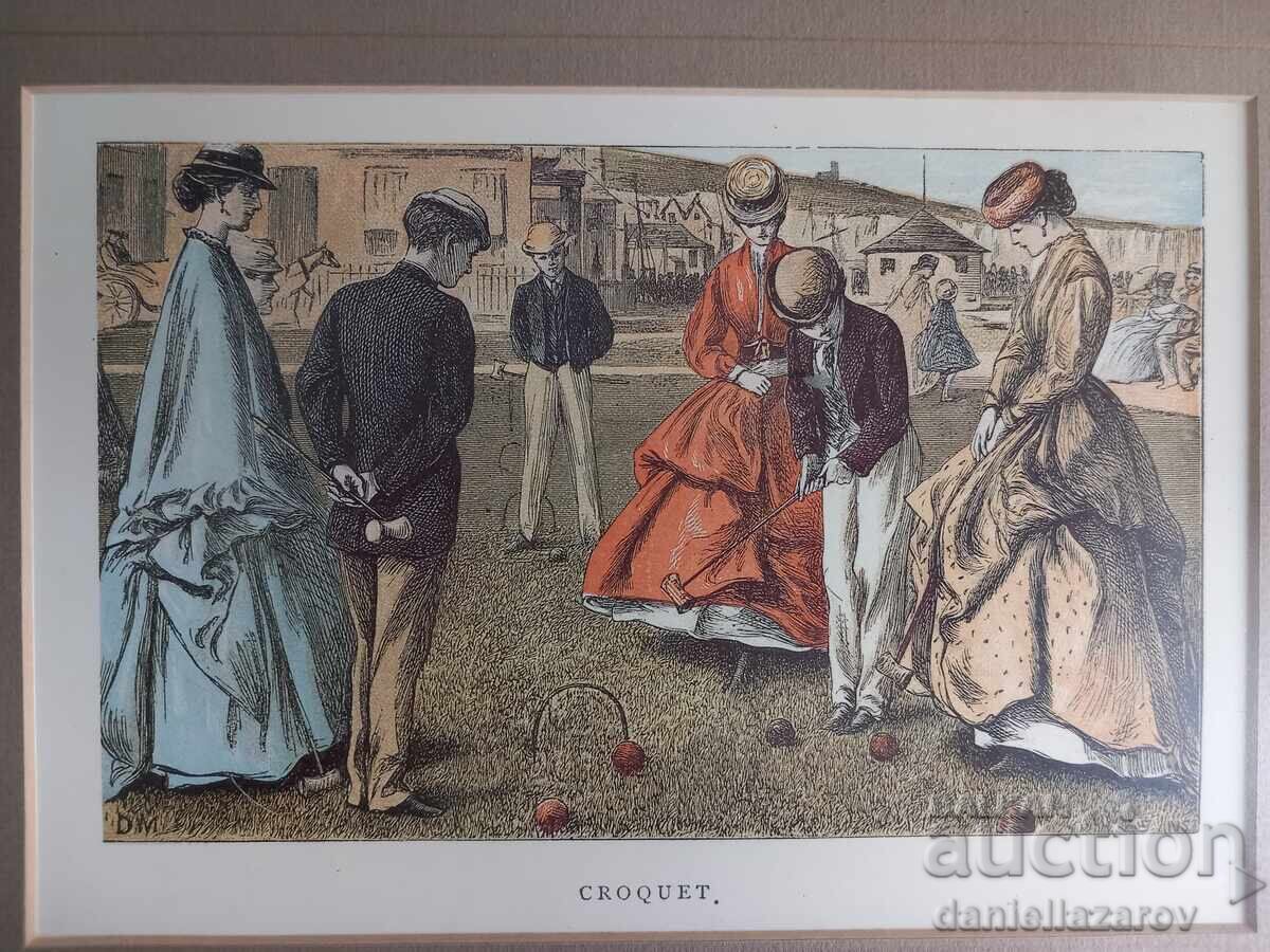 Old English Painting "CRICKET" with price 75.00 BGN | € 38.35 Old English Painting "CRICKET" with price 75.00 BGN | € 38.35