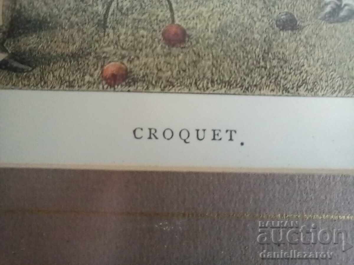 Auction Old English Painting "CRICKET" Auction Old English Painting "CRICKET"
