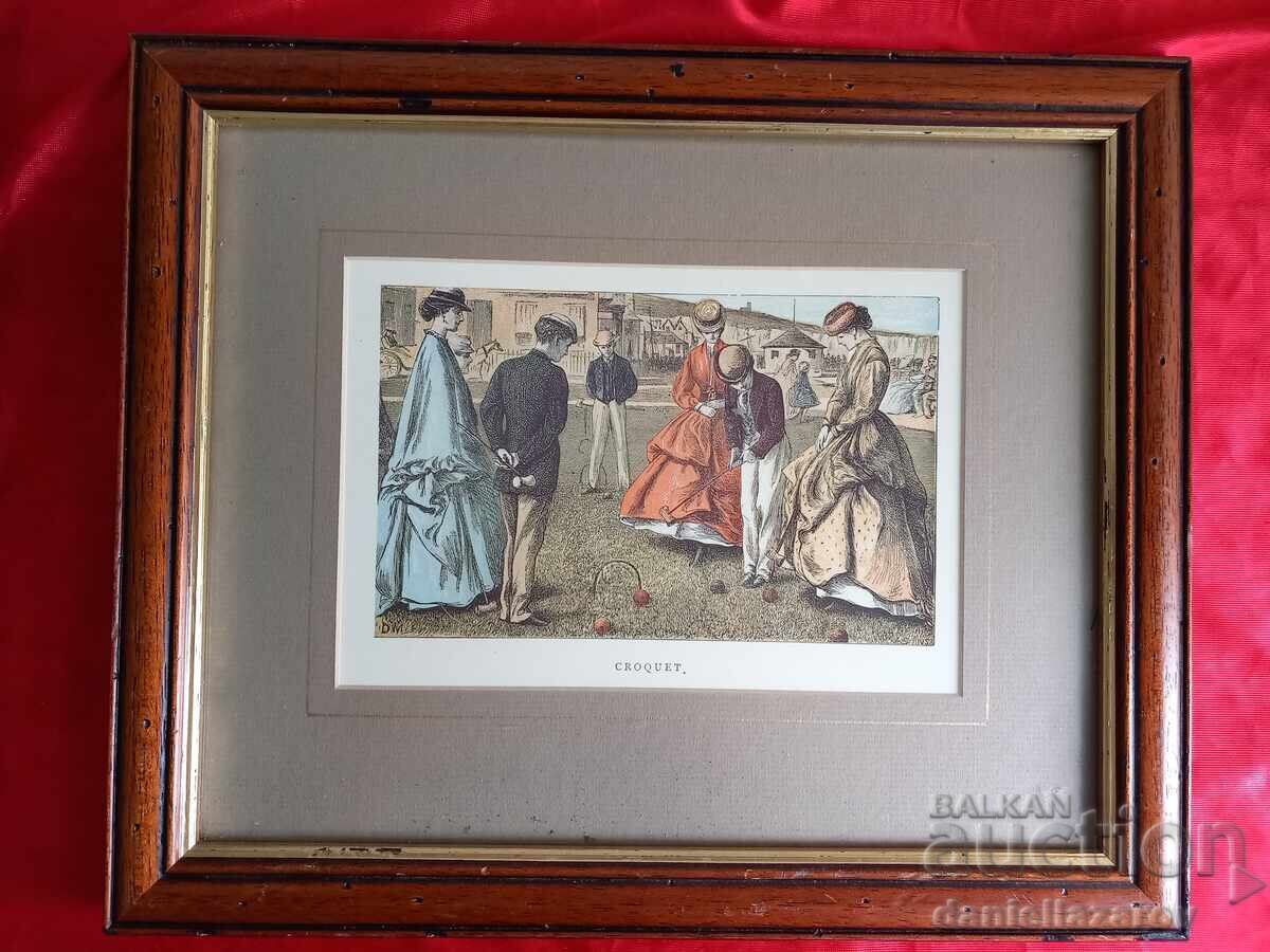 Old English Painting "CRICKET" Old English Painting "CRICKET"