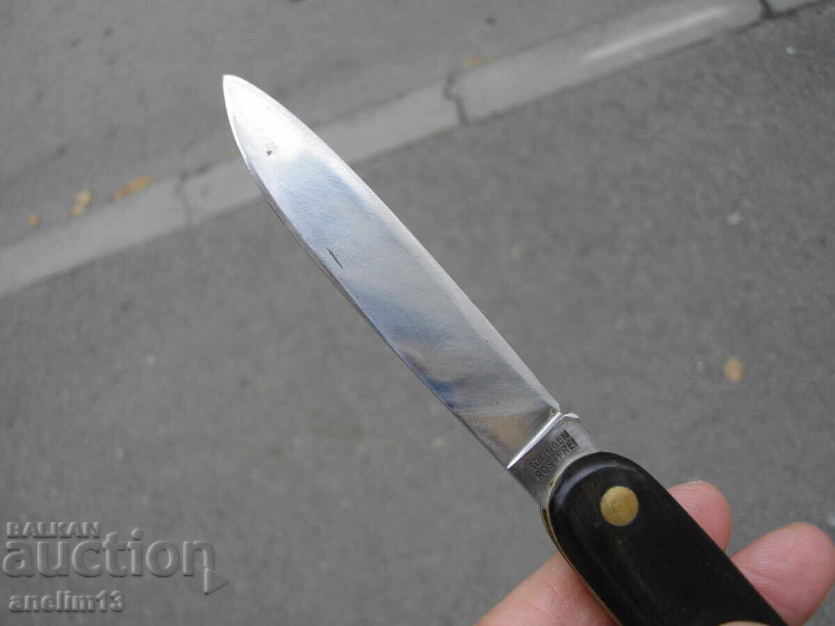 КОЛЕКЦИОНЕРСКО ДЖОБНО НОЖЧЕ ЧИРЕНИ РОГ PETER KLEIN SOLINGEN - 6 КОЛЕКЦИОНЕРСКО ДЖОБНО НОЖЧЕ ЧИРЕНИ РОГ PETER KLEIN SOLINGEN - 6