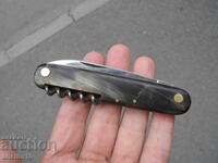 CUȚIT DE BUZUNAR DE COLECȚIE, CORN DE CERB PETER KLEIN SOLINGEN