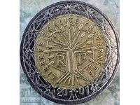 Монета 2 евро 2001