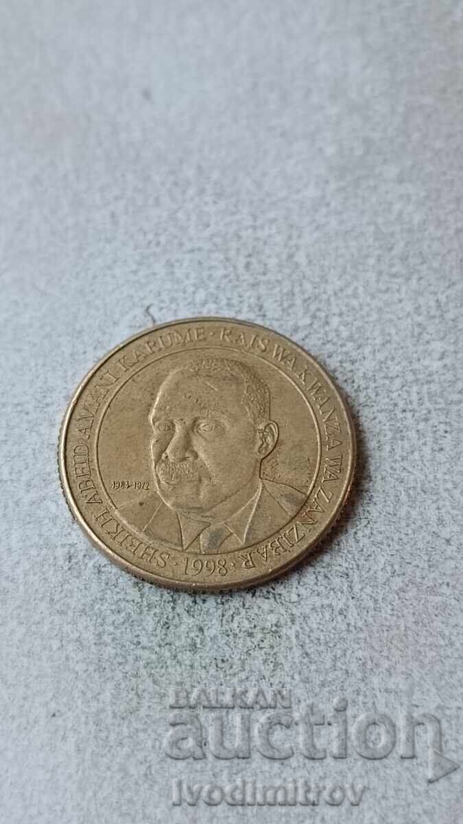 Ζανζιβάρη 200 σιλίνια 1998 με τιμή 2.45 BGN | € 1.25