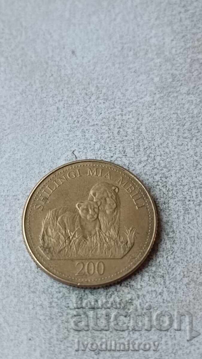 Ζανζιβάρη 200 σιλίνια 1998