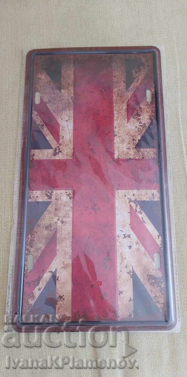 Licitație Placă metalică pentru colecționari nouă Licitație Placă metalică pentru colecționari nouă