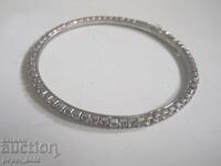 Метална гривна с кристали