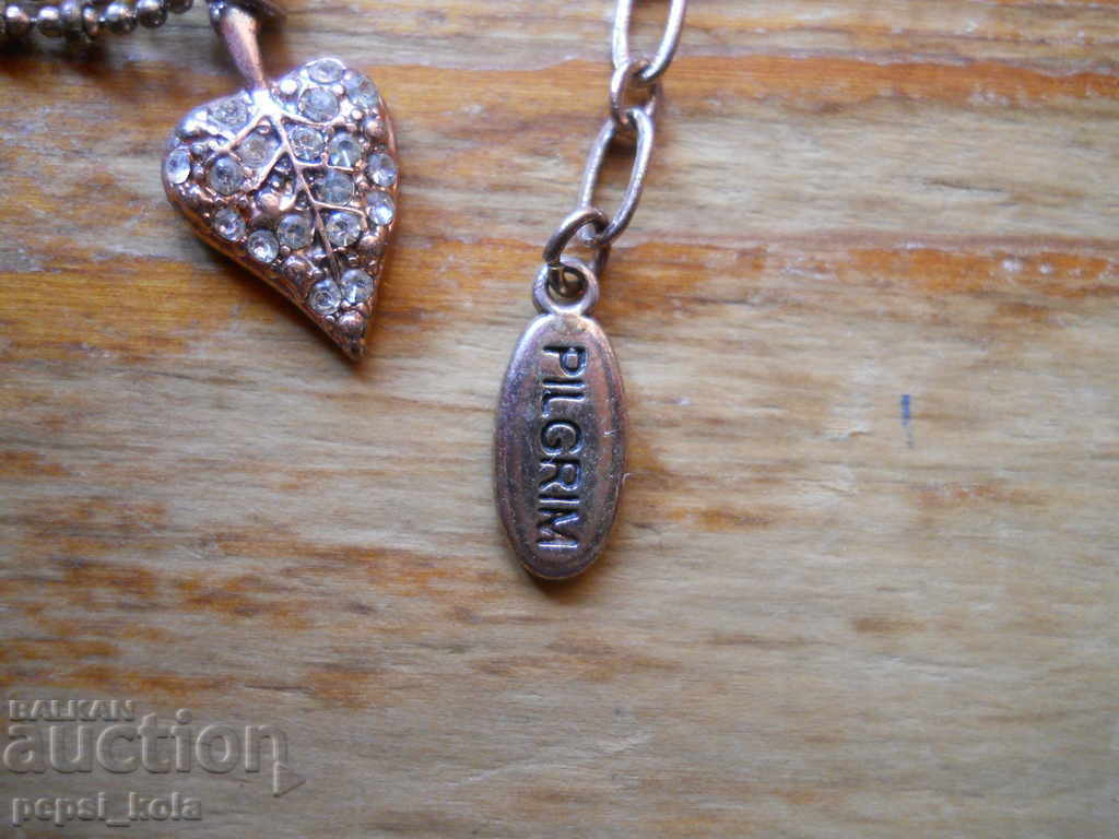 Bronze chain with "Pilgrim" pendants - Denmark with price 3.00 BGN | € 1.53