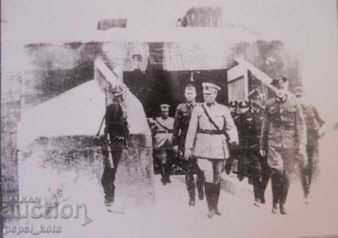 Fotografie - ofițeri germani - Al Doilea Război Mondial (reproducție)