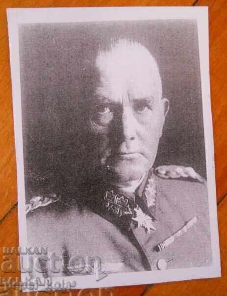 Fotografie - feldmareșal Werner von Blomberg - Al Doilea Război Mondial (reproducere)