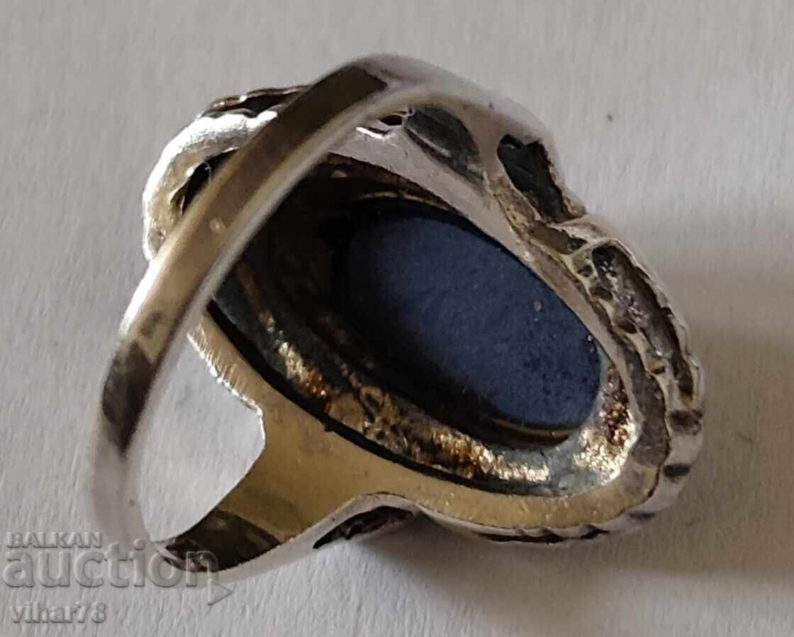 Дамски сребърен пръстен - 7