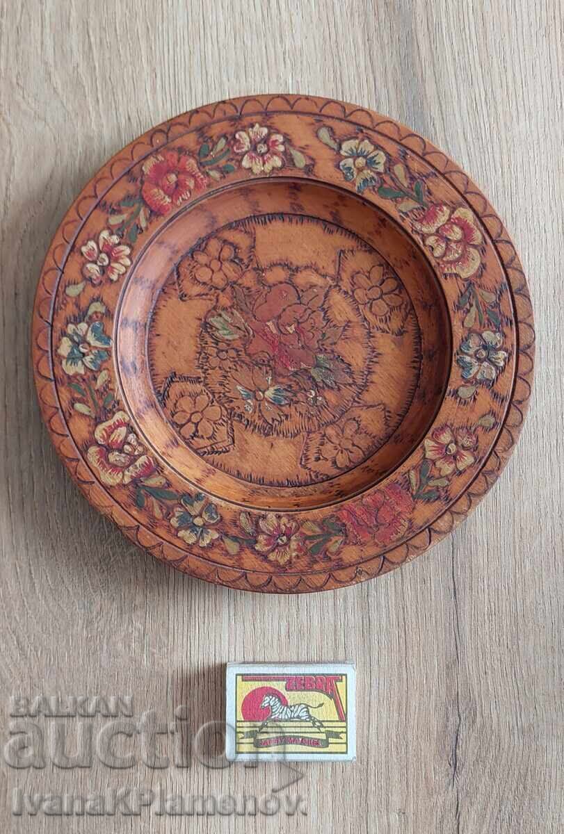 Panou sculptat în lemn vintage pentru colecționari - 6