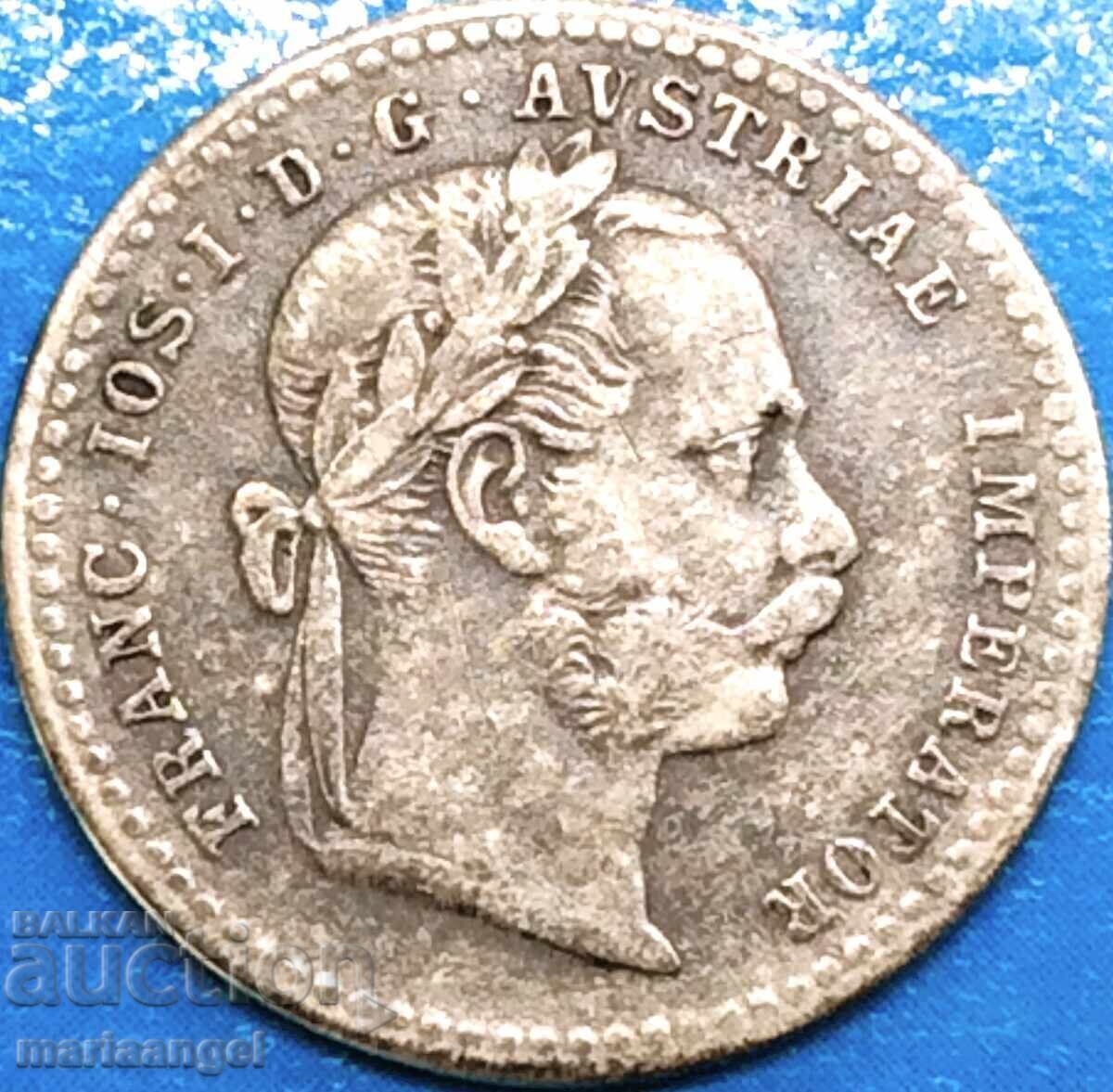 10 кройцера 1872 Австрия Франц Йозеф сребро - 5 10 кройцера 1872 Австрия Франц Йозеф сребро - 5