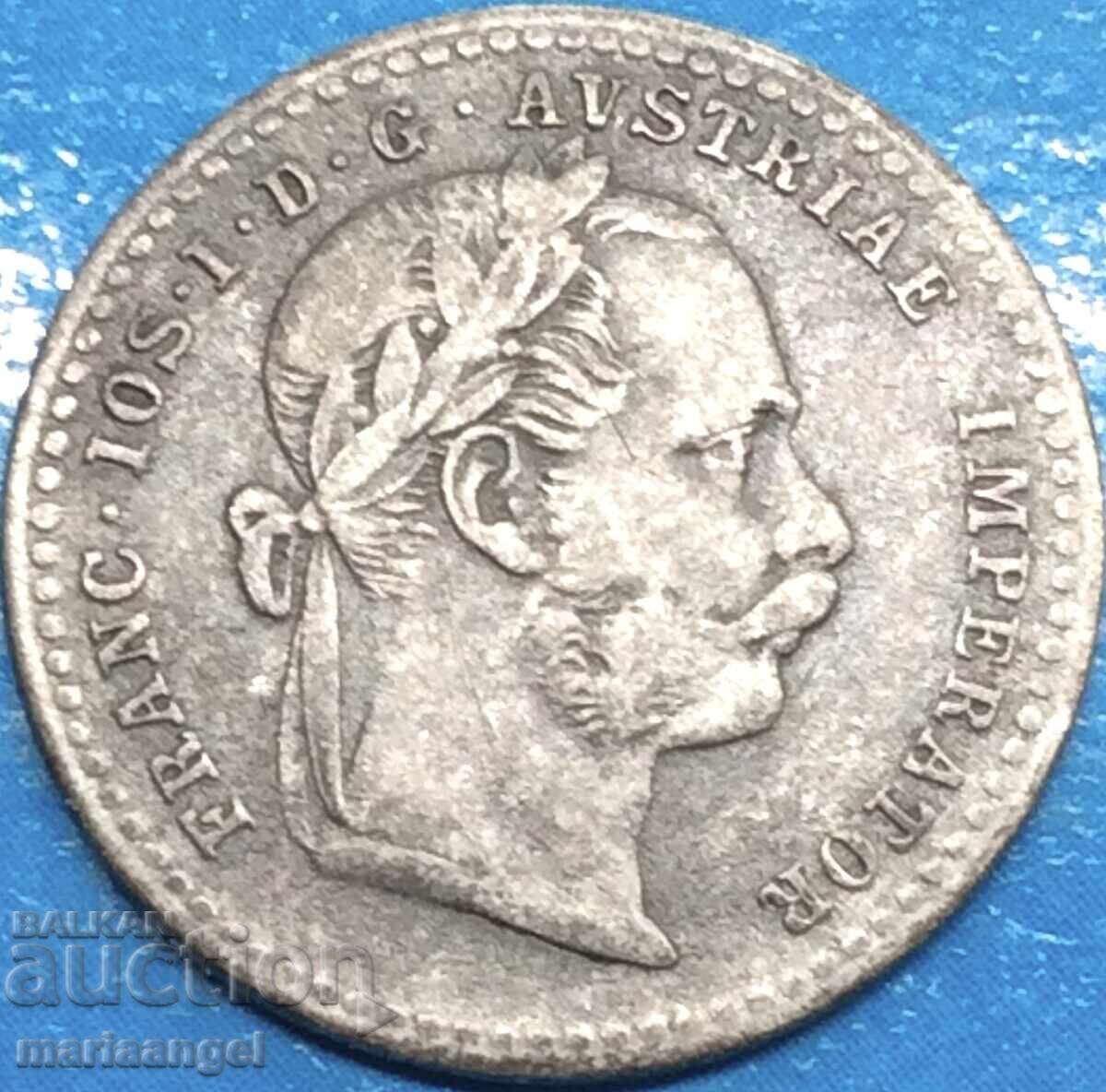 10 кройцера 1872 Австрия Франц Йозеф сребро 10 кройцера 1872 Австрия Франц Йозеф сребро