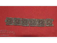 Παλιό παραδοσιακό βραχιόλι κόσμημα μπρούτζος