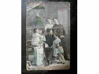 Антикварна картичка - честитка  - Рождество Христово