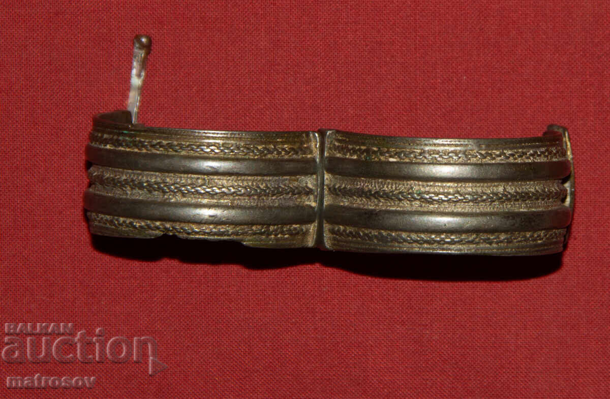 Παλαιό παραδοσιακό ασημένιο βραχιόλι κόσμημα - 5