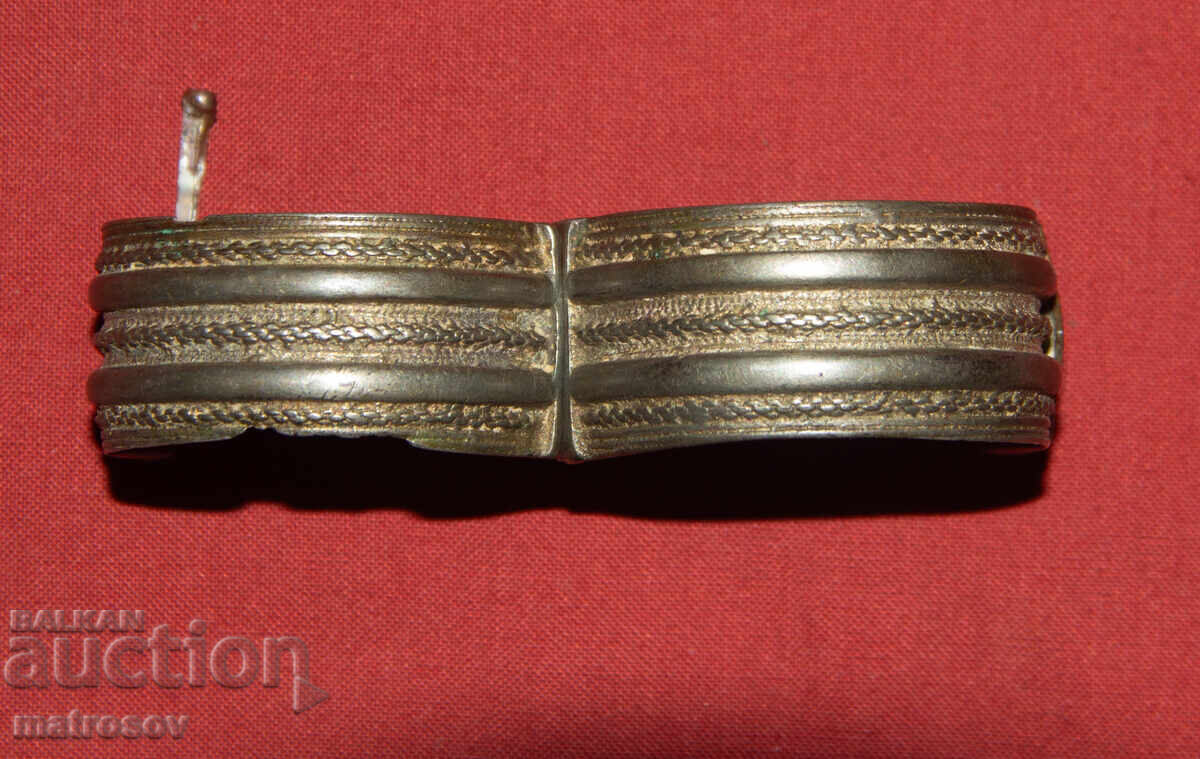 Παλαιό παραδοσιακό ασημένιο βραχιόλι κόσμημα - 6