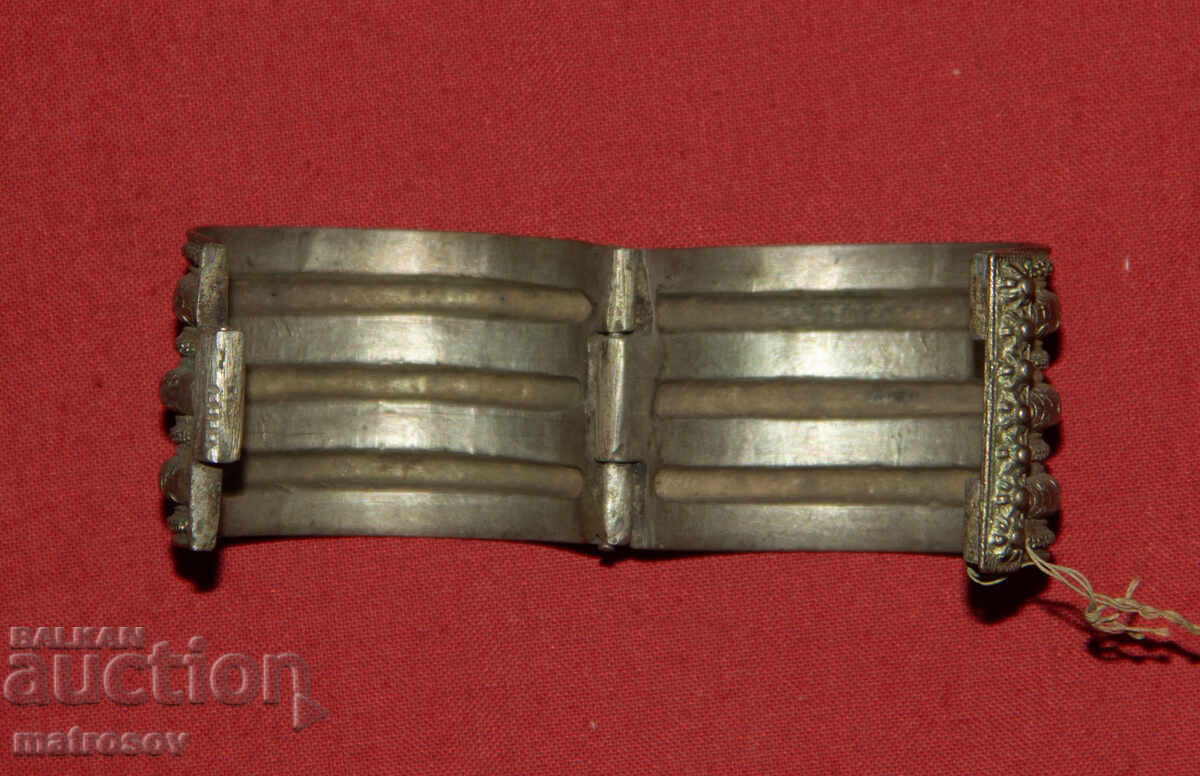 Brățară veche tradițională din argint - 6