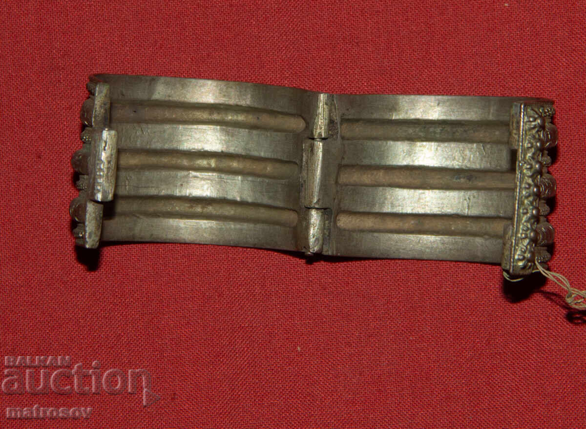 Brățară veche tradițională din argint - 7