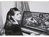 Small old postcard - Anna Karina