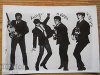 Old small postcard - Beatles