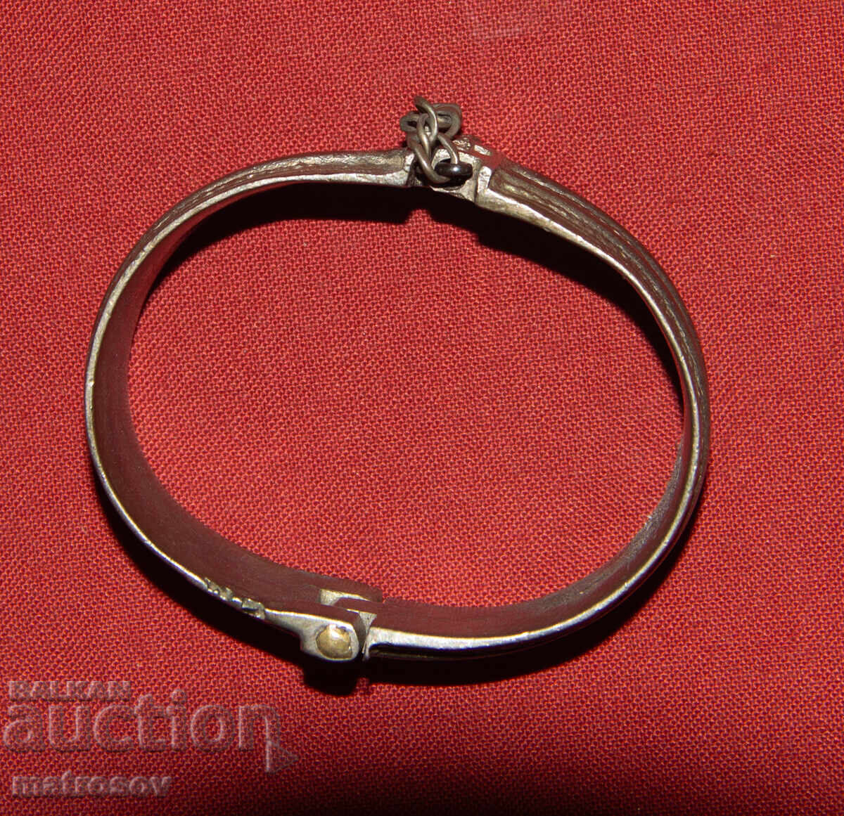 Brățară veche tradițională din argint - 7