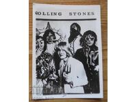 Old small postcard - Rolling Stones