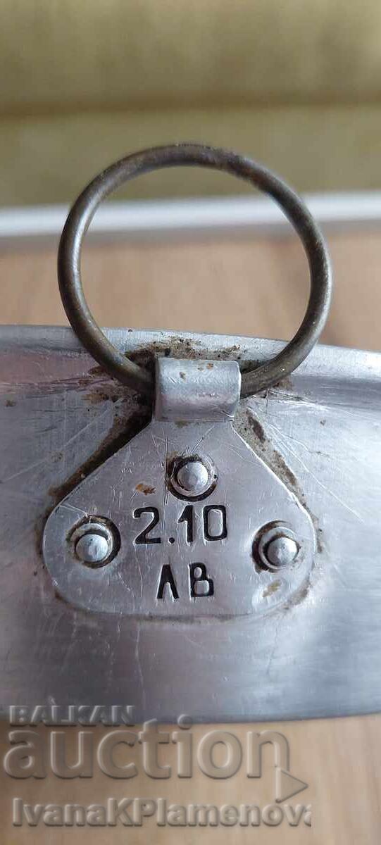 Delivery of Retro aluminum pot for connoisseurs, excellent condition