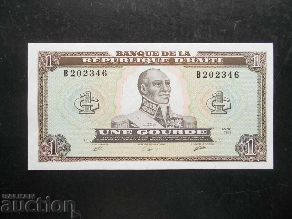 ΑΪΤΗ, 1 γκουρντέ, 1989, UNC ΑΪΤΗ, 1 γκουρντέ, 1989, UNC